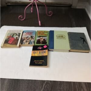 Classic Children's 6 Book Reading Lot Hardback/Softcover Kidcore Christmas Gifts